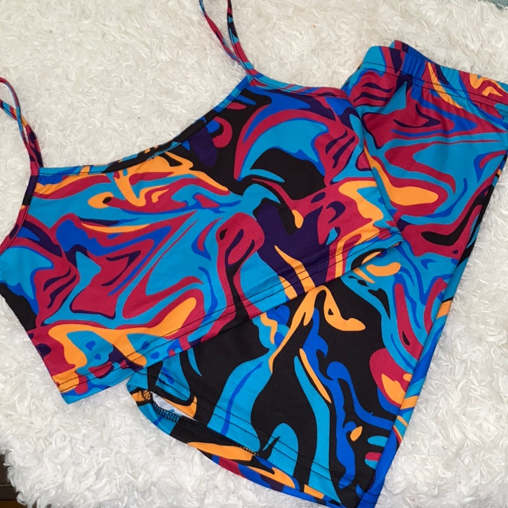 Biker short set